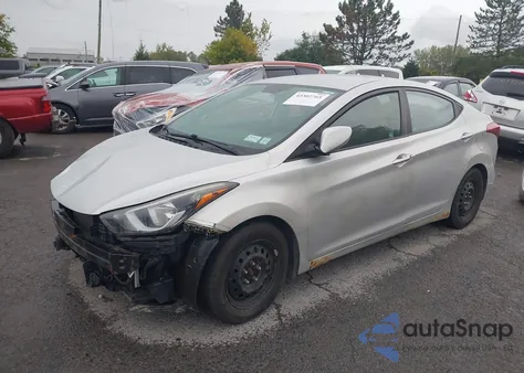 2016 Hyundai Elantra Se from USA, damaged, VIN 5NPDH4AE8GH692470
